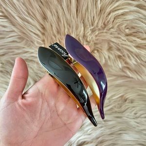 Ficcare Hair Clip, black (Large)